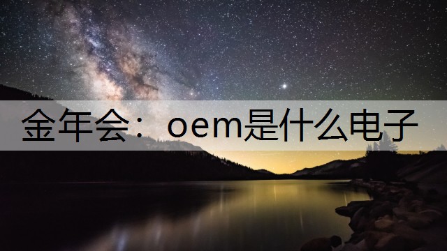 金年会：oem是什么电子