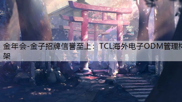 金年会-金子招牌信誉至上：TCL海外电子ODM管理构架